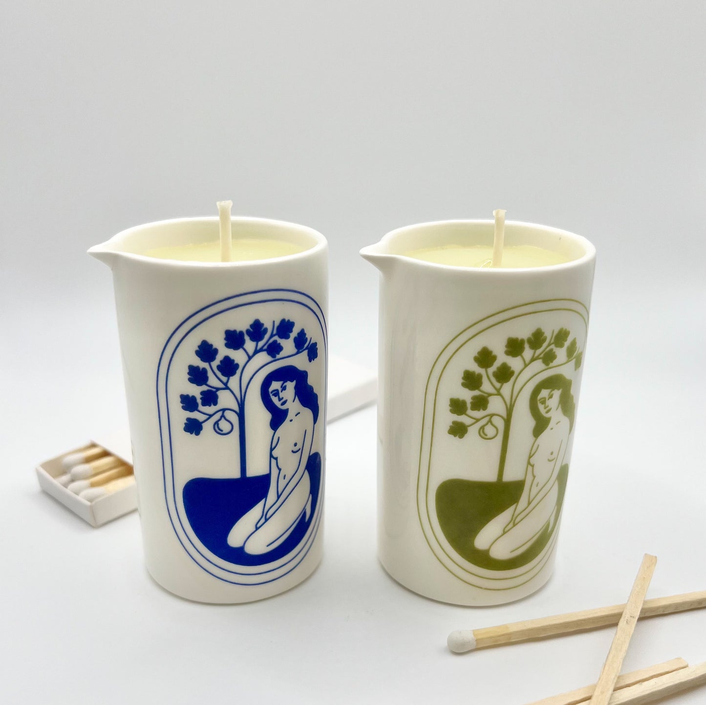 Set mit zwei Massagekerzen Uniesienie &amp; Osadzenie – 2 × 100 ml